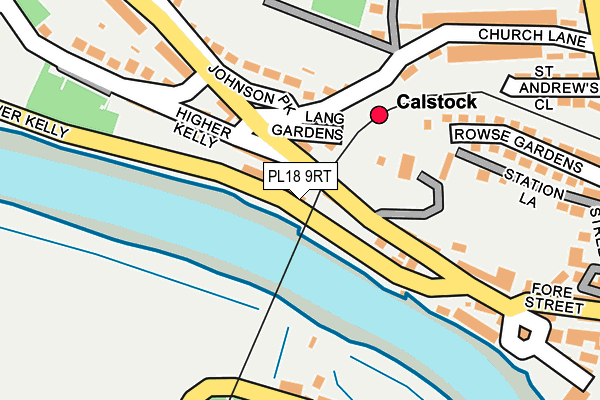 PL18 9RT map - OS OpenMap – Local (Ordnance Survey)