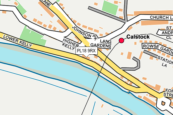 PL18 9RX map - OS OpenMap – Local (Ordnance Survey)