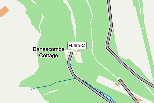 PL18 9RZ map - OS OpenMap – Local (Ordnance Survey)