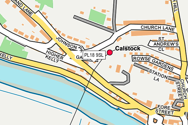 PL18 9SL map - OS OpenMap – Local (Ordnance Survey)