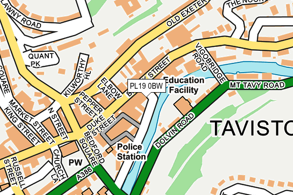 Map of RIVER VIEW TAVISTOCK MANAGEMENT COMPANY LIMITED at local scale