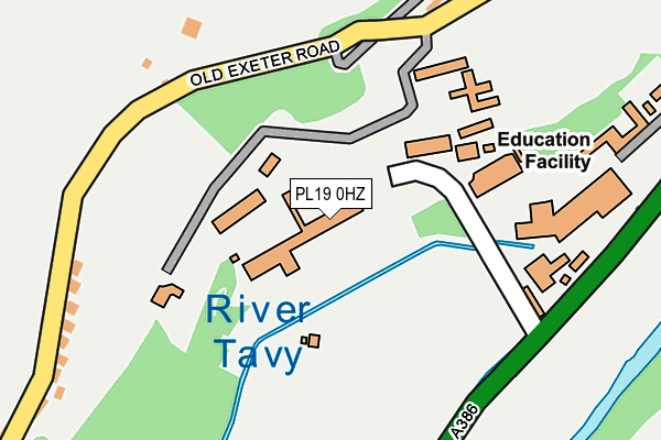 Map of ESTHER FOX LTD at local scale