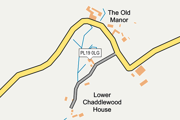 PL19 0LG map - OS OpenMap – Local (Ordnance Survey)