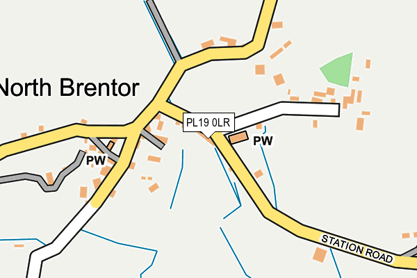 PL19 0LR map - OS OpenMap – Local (Ordnance Survey)