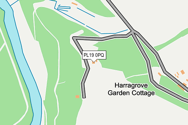 PL19 0PQ map - OS OpenMap – Local (Ordnance Survey)