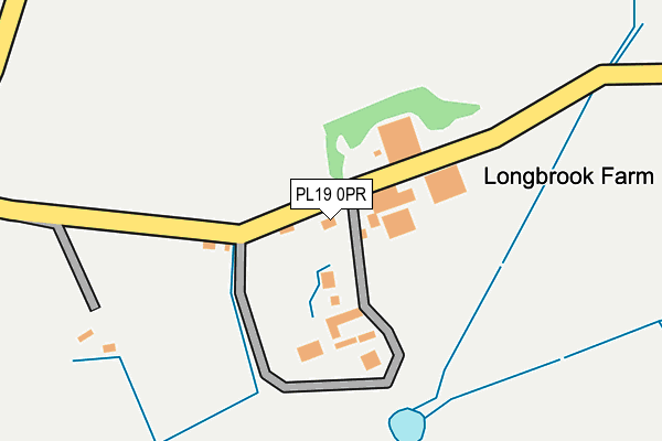 PL19 0PR map - OS OpenMap – Local (Ordnance Survey)