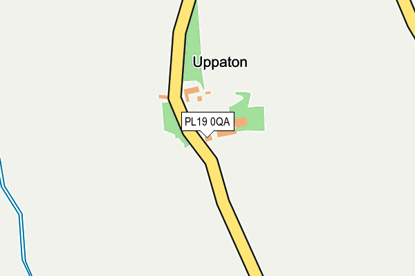 PL19 0QA map - OS OpenMap – Local (Ordnance Survey)