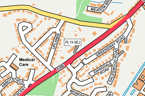 PL19 8EJ map - OS OpenMap – Local (Ordnance Survey)
