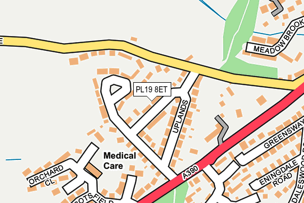 PL19 8ET map - OS OpenMap – Local (Ordnance Survey)