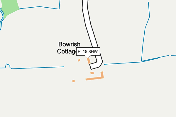 PL19 8HW map - OS OpenMap – Local (Ordnance Survey)
