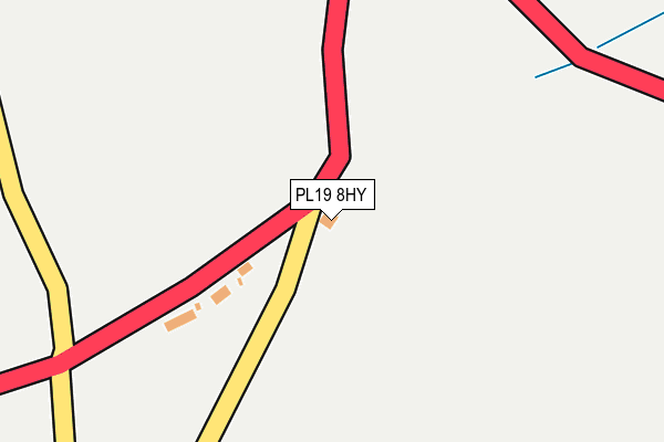 PL19 8HY map - OS OpenMap – Local (Ordnance Survey)