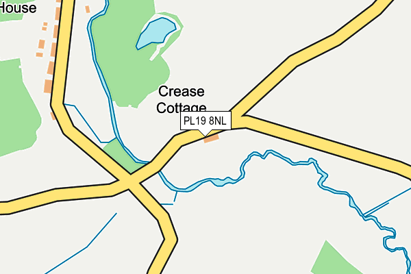 PL19 8NL map - OS OpenMap – Local (Ordnance Survey)