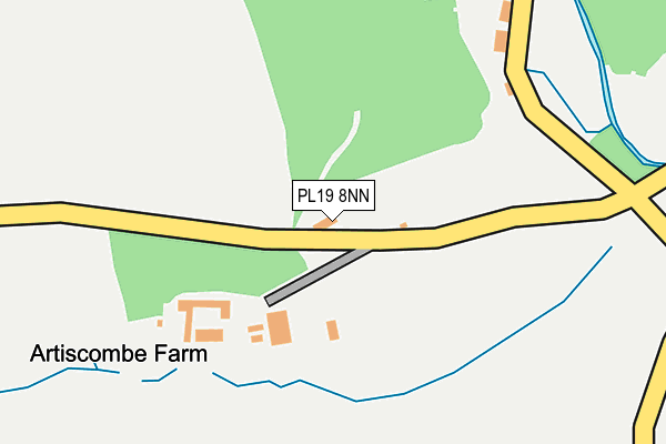 PL19 8NN map - OS OpenMap – Local (Ordnance Survey)