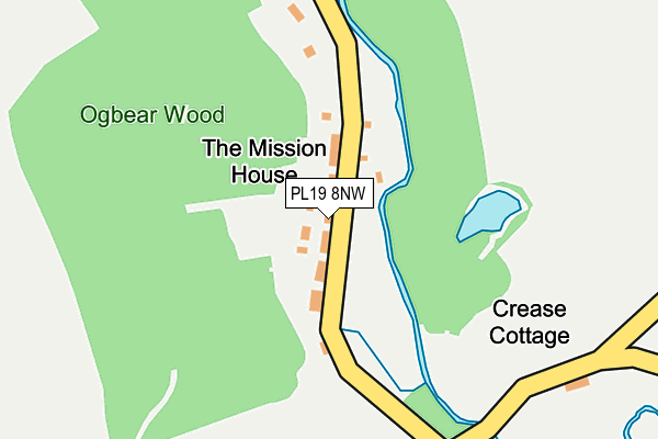 PL19 8NW map - OS OpenMap – Local (Ordnance Survey)