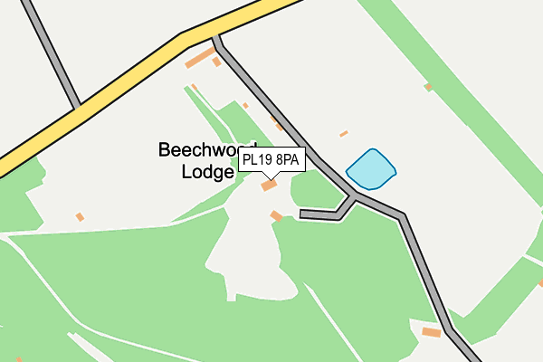 PL19 8PA map - OS OpenMap – Local (Ordnance Survey)