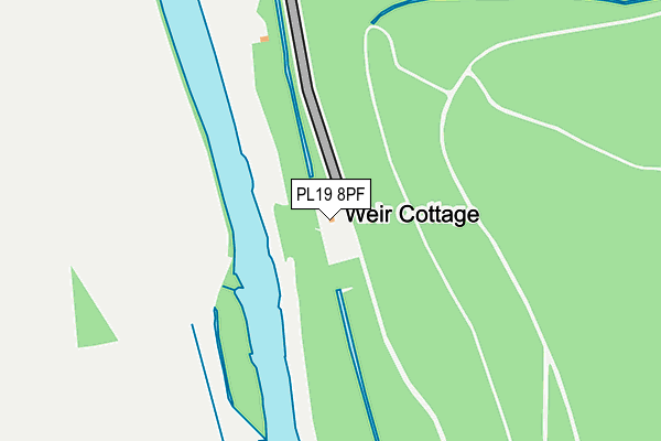 PL19 8PF map - OS OpenMap – Local (Ordnance Survey)