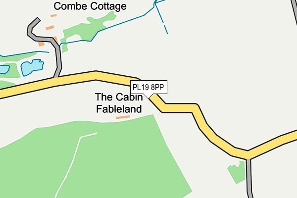 PL19 8PP map - OS OpenMap – Local (Ordnance Survey)