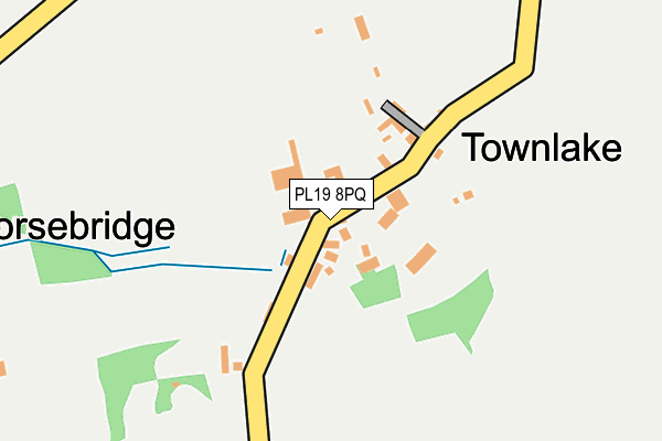 PL19 8PQ map - OS OpenMap – Local (Ordnance Survey)