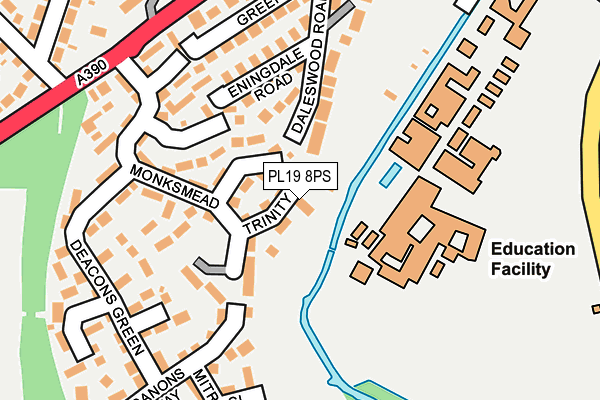 PL19 8PS map - OS OpenMap – Local (Ordnance Survey)