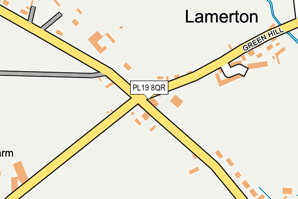 PL19 8QR map - OS OpenMap – Local (Ordnance Survey)