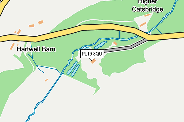 PL19 8QU map - OS OpenMap – Local (Ordnance Survey)