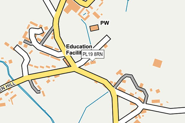 PL19 8RN map - OS OpenMap – Local (Ordnance Survey)