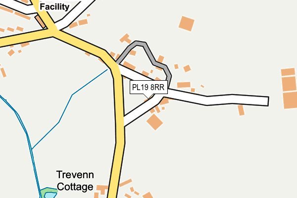 PL19 8RR map - OS OpenMap – Local (Ordnance Survey)