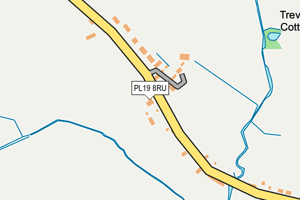 PL19 8RU map - OS OpenMap – Local (Ordnance Survey)