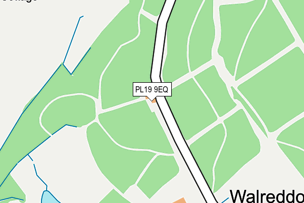 PL19 9EQ map - OS OpenMap – Local (Ordnance Survey)