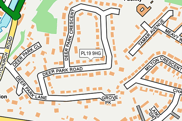 PL19 9HG map - OS OpenMap – Local (Ordnance Survey)
