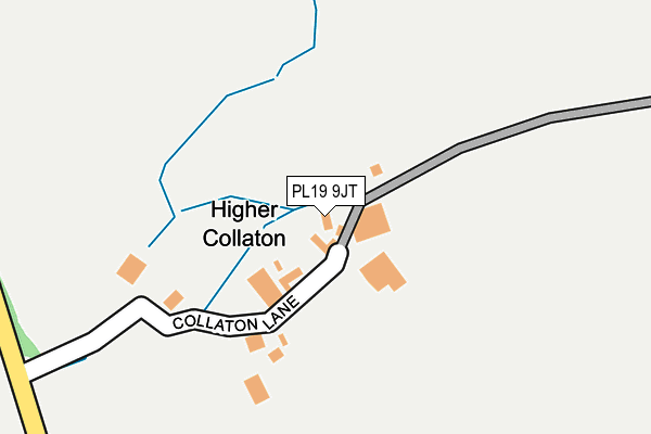 PL19 9JT map - OS OpenMap – Local (Ordnance Survey)