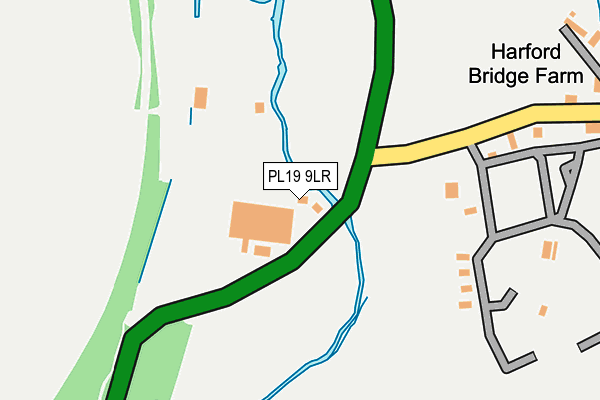 PL19 9LR map - OS OpenMap – Local (Ordnance Survey)