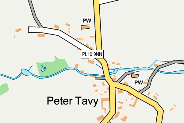 PL19 9NN map - OS OpenMap – Local (Ordnance Survey)