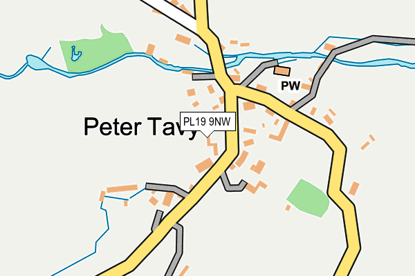 PL19 9NW map - OS OpenMap – Local (Ordnance Survey)