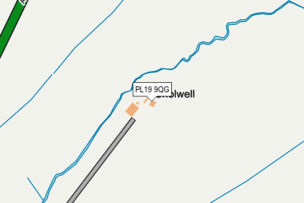 PL19 9QG map - OS OpenMap – Local (Ordnance Survey)