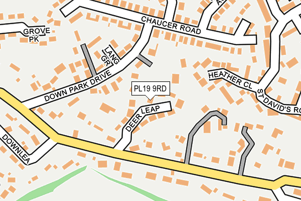 PL19 9RD map - OS OpenMap – Local (Ordnance Survey)