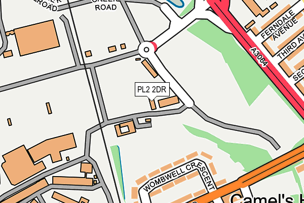 PL2 2DR map - OS OpenMap – Local (Ordnance Survey)