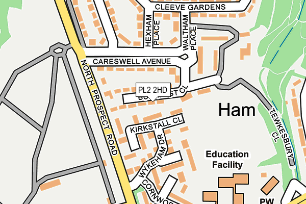 PL2 2HD map - OS OpenMap – Local (Ordnance Survey)