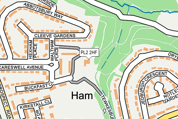 PL2 2HF map - OS OpenMap – Local (Ordnance Survey)