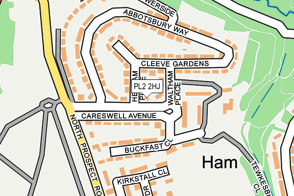 PL2 2HJ map - OS OpenMap – Local (Ordnance Survey)