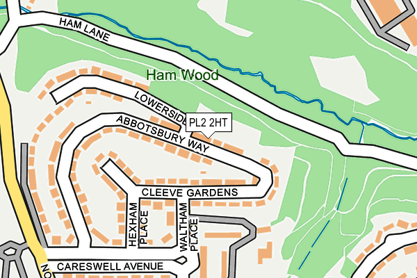 PL2 2HT map - OS OpenMap – Local (Ordnance Survey)