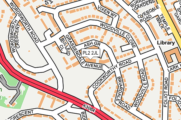 PL2 2JL map - OS OpenMap – Local (Ordnance Survey)