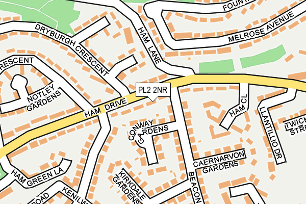 PL2 2NR map - OS OpenMap – Local (Ordnance Survey)