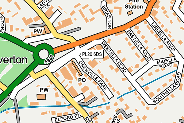 PL20 6DS map - OS OpenMap – Local (Ordnance Survey)