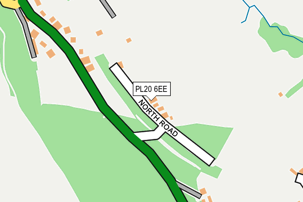 PL20 6EE map - OS OpenMap – Local (Ordnance Survey)