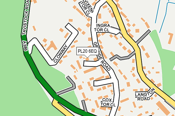 PL20 6EQ map - OS OpenMap – Local (Ordnance Survey)
