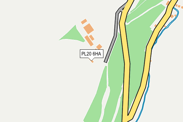 PL20 6HA map - OS OpenMap – Local (Ordnance Survey)