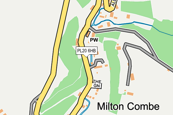 PL20 6HB map - OS OpenMap – Local (Ordnance Survey)