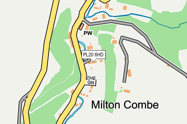 PL20 6HD map - OS OpenMap – Local (Ordnance Survey)