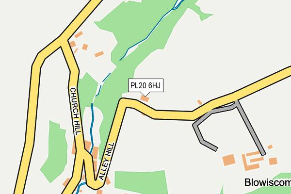 PL20 6HJ map - OS OpenMap – Local (Ordnance Survey)